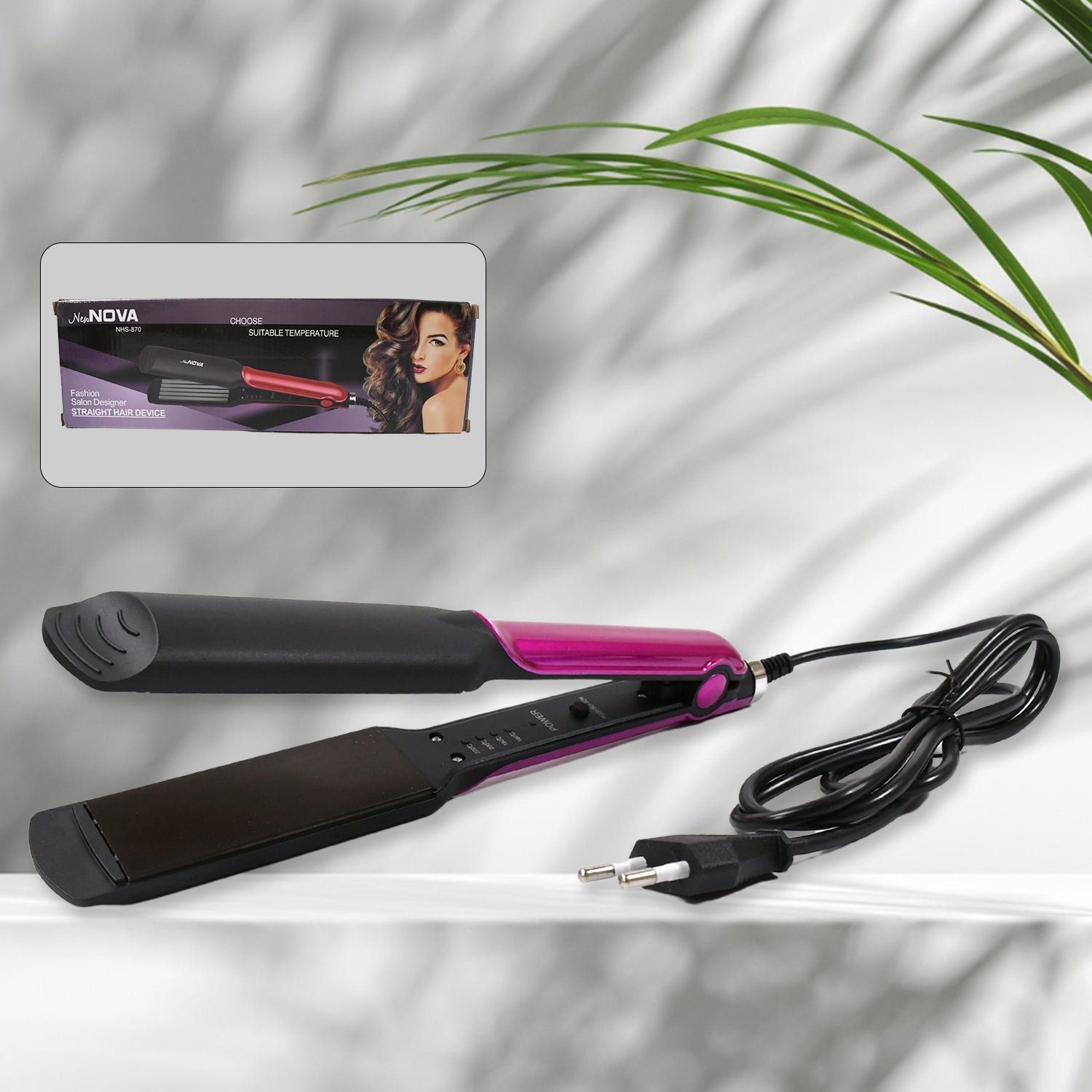 13024 Portable Hair straight device Beauty and Personal Care Professional Women Temperature Control Professional Travel Hair Straighteners (1 Pc) 13024 Portable Hair straight device Beauty and Personal Care Professional Women Temperature Control Professional Travel Hair Straighteners (1 Pc)